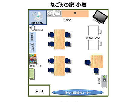 なごみの家　北小岩　レイアウト