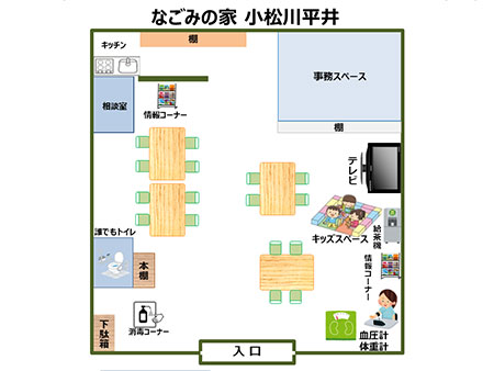 なごみの家　小松川平井　レイアウト